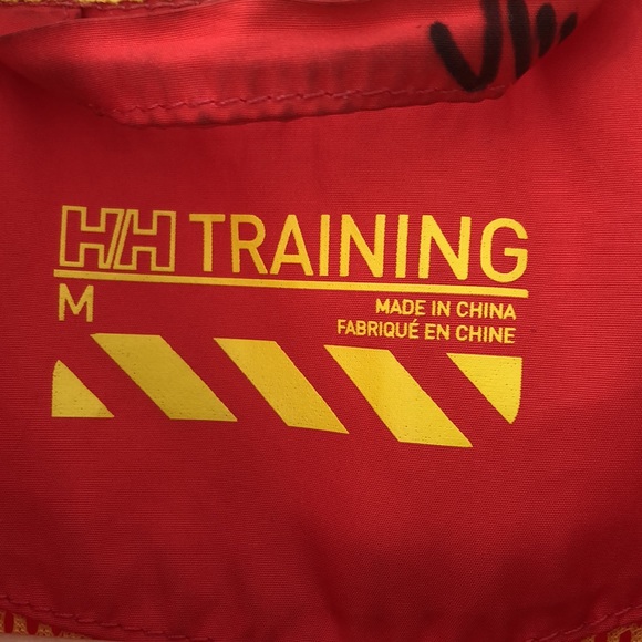 Helly Hansen lightweight running jacket coat coral yellow medium - Picture 2 of 5